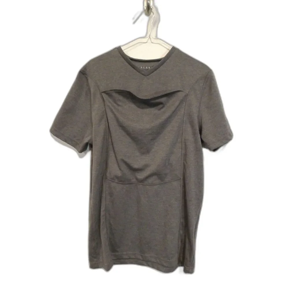 LALABU Dad Shirt - Gray M - Picture 2 of 7